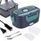 🍱50% OFF NOW! Electric Heated Lunch Box‑ 1.5L PTC Fast Heating Stainless‑Steel Food Container, Dual‑Voltage Leak‑Proof Portable Food Warmer for Home & Car Use