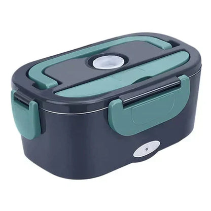 🍱50% OFF NOW! Electric Heated Lunch Box‑ 1.5L PTC Fast Heating Stainless‑Steel Food Container, Dual‑Voltage Leak‑Proof Portable Food Warmer for Home & Car Use