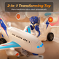 🔥Christmas Sale 50% OFF!!🔥  2-in-1 Electric Transforming Airplane Robot Toys