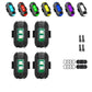 🔦 Wireless Rechargeable Vibration-Sensing Strobe Light — 7-Colour LED Safety Beacon for Cars, Bikes, Motorbikes & Outdoor Use 🚴‍♂️🚗✨