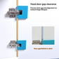 🚪 BUY 3 GET EXTRA 2! ✨ EASY HINGE MATE - Adjustable Door Installation Tool, Universal Design for Quick Setup, Includes All Necessary Adapters 🔩🏠