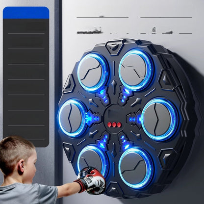 🥊50% OFF NOW! Interactive Smart Music Boxing Machine – Bluetooth Music Wall Boxing Trainer with 3 Speed Modes, Home Workout & Reaction Training Toy for Kids Adults