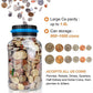 💰50% OFF NOW! Digital Counting Money Jar, Auto Coin‑Counting Piggy Bank with LCD Display & Target Setting, Transparent Electronic Coin Savings Jar for Kids & Adults