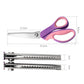 ✂️50% OFF NOW! Multipurpose Pinking Shears Serrated Scissors, Sharp Stainless Steel Zig‑Zag Fabric Scissors, Anti‑Fray Scallop Edge Cutting Tool for Sewing, Quilting & DIY Craft Projects