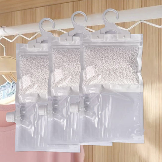 ☀️Essential for home dehumidification💧Reusable Hanging Moisture Absorbers