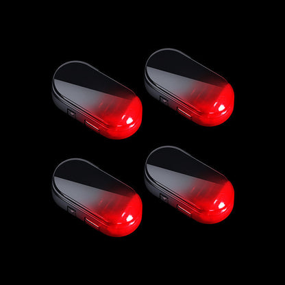 🚗50% OFF NOW! Solar Powered Car Anti-Theft Warning Light – Simulated Fake Security Alarm LED Strobe Light, Peel & Stick Dummy Alarm Lamp for Vehicle Anti-Theft Protection