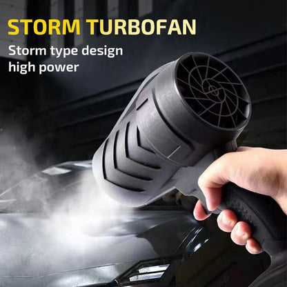 💨50% OFF NOW! Multipurpose Cordless 1050W High‑Power Dust‑Removal Blower, Storm‑Type Handheld Turbo Fan, Portable Electric Air Blower for Car Cleaning, Yard Dust & Leaf Blowing