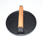 🍔50% OFF NOW! Cast Iron Steak & Burger Press‑Ridged Grill Press with Foldable Wood Handle, Heavy‑Duty Meat Smasher for BBQ Griddle Cooking