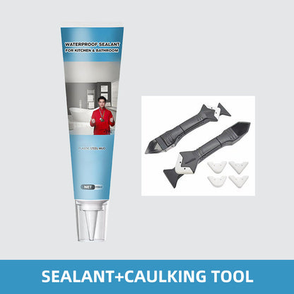 🚿50% OFF NOW! 150ml Waterproof Sealant for Kitchen & Bathroom, Plastic‑Steel Mud Anti‑Mold Gap Filler, Mildew‑Resistant Sealing Paste for Sink, Bathtub & Tile Joints