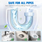🚰50% OFF NOW! Powerful Drain & Pipe Clog Remover‑Safe Formula Pipe Maintenance Agent, Fast Dissolve Hair Grease Debris, Quick Odor Eliminator for Sink Bathtub Toilet Drains
