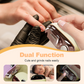💅50% OFF NOW ! ⚡2-in-1 Electric Nail Clipper with Polishing File – Automatic Cut & Grind Nails, Safe Quiet Design for Adults, Seniors & Babies