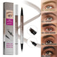💕50% OFF NOW! 2-in-1 4D Hair-Like Liquid Brow Pen, Waterproof Double-Ended Eyebrow Pen for Natural Microblading Eyebrows
