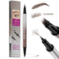 💕50% OFF NOW! 2-in-1 4D Hair-Like Liquid Brow Pen, Waterproof Double-Ended Eyebrow Pen for Natural Microblading Eyebrows