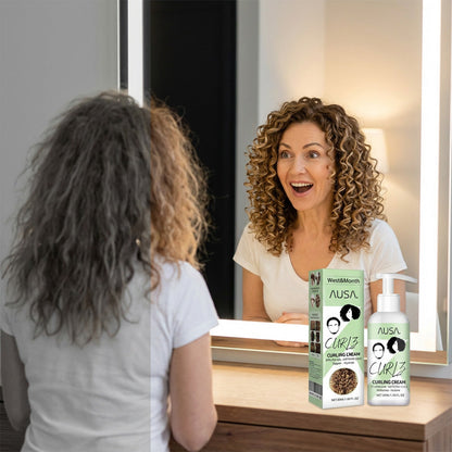 💇50% OFF NOW! Curl Defining & Hydrating Styling Cream‑ Moisturizing Curly Hair Styling Gel Cream, Boost Volume & Texture, Anti‑Frizz Curl Enhancer for Natural Wavy Curly Hair