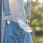 👗 LIMITED-TIME 50% OFF! Women's Casual Wide Leg Denim Overalls, Adjustable Strap Loose Jean Bib Jumpsuit