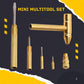 🔨50% OFF NOW! 5 in 1 Mini Hammer & Screwdriver Hand Tools Set – Portable Multi-Function Repair Tool Kit, Compact Gold Multitool for Home, Hobby, Jewelry & Small Craft Repair