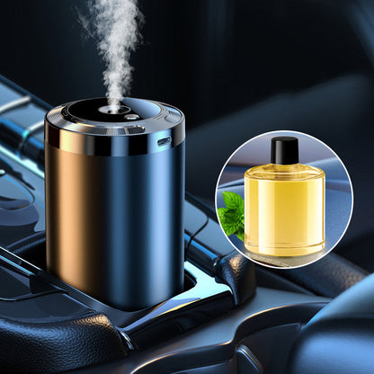 🚗50% OFF LIMITED TIME! ✨Smart Car Air Aroma Diffuser with Ambient LED Light, Auto On/Off Adjustable Mist Modes USB Rechargeable Car Fragrance Humidifier