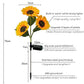 🌻50% OFF NOW! Solar Sunflower Garden Stake Lights – Realistic IP65 Weather‑Resistant Solar Powered Flower Lamp, Decorative Outdoor Landscape Lighting for Yard, Pathway, Patio & Garden Decoration