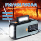 📻50% OFF NOW! Solar Hand-Crank Emergency Weather Radio – FM AM NOAA Survival Radio with LED Flashlight & Phone Charger, Portable Emergency Radio for Camping Storm Outdoor Survival