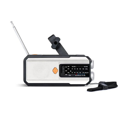 📻50% OFF NOW! Solar Hand-Crank Emergency Weather Radio – FM AM NOAA Survival Radio with LED Flashlight & Phone Charger, Portable Emergency Radio for Camping Storm Outdoor Survival