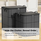 🗄️Limited Time Offer £7.99! 🛏️Large Capacity Dust-Proof Bedding Storage Bag, Heavy Duty Foldable Comforter Clothes Organizer with Handles