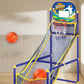 🏀50% OFF LIMITED TIME! Kids Indoor Arcade Basketball Shooting Game Set with 4 Balls, Easy Assembly Freestanding Basketball Hoop Toy for Toddlers Boys Girls