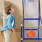 🏀50% OFF LIMITED TIME! Kids Indoor Arcade Basketball Shooting Game Set with 4 Balls, Easy Assembly Freestanding Basketball Hoop Toy for Toddlers Boys Girls