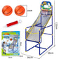 🏀50% OFF LIMITED TIME! Kids Indoor Arcade Basketball Shooting Game Set with 4 Balls, Easy Assembly Freestanding Basketball Hoop Toy for Toddlers Boys Girls