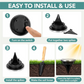 🌞50% OFF NOW! Outdoor Waterproof Solar Ground Light‑ Stainless‑Steel In‑Ground Solar Disk Lights, Auto‑On‑Off LED Landscape Lighting for Lawn, Pathway, Yard & Garden Decor