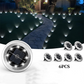 🌞50% OFF NOW! Outdoor Waterproof Solar Ground Light‑ Stainless‑Steel In‑Ground Solar Disk Lights, Auto‑On‑Off LED Landscape Lighting for Lawn, Pathway, Yard & Garden Decor