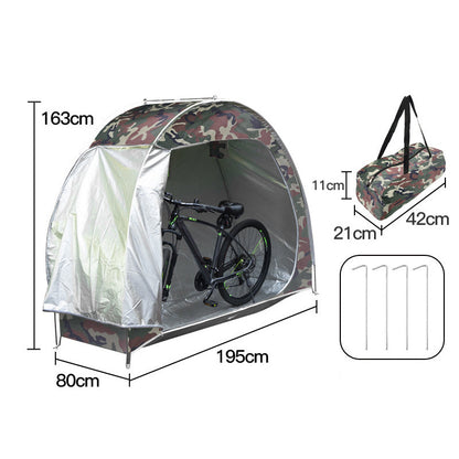 🚲 LIMITED-TIME 50% OFF! Heavy-Duty Waterproof Outdoor Bike Storage Tent, UV Protection Bicycle Shelter Cover