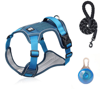 🐶50% OFF NOW! No Pull Dog Harness – Reflective Adjustable Pet Vest Harness for Medium Large Dogs Walking Training