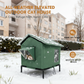 🐈50% OFF NOW! Elevated Insulated Outdoor Cat House‑ Weather‑Resistant Thermal Shelter with Raised Stand, Warm Waterproof Outside Pet House for Stray & House Cats