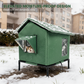 🏠 LIMITED-TIME 49% OFF! 🐈 All-Weather Elevated Outdoor Cat House – Waterproof, Insulated, Foldable 🌧️