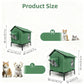🐈50% OFF NOW! Elevated Insulated Outdoor Cat House‑ Weather‑Resistant Thermal Shelter with Raised Stand, Warm Waterproof Outside Pet House for Stray & House Cats