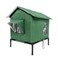 🐈50% OFF NOW! Elevated Insulated Outdoor Cat House‑ Weather‑Resistant Thermal Shelter with Raised Stand, Warm Waterproof Outside Pet House for Stray & House Cats