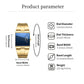 ⌚50% OFF NOW ! ✨Men's Square Face Quartz Watch – Gold Stainless Steel Band Unique Dial Design, Business Casual Fashion Wristwatch