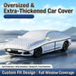 🚙50% OFF NOW ! ❄️Multi-Layer Thickened Car Windshield Snow Cover – All Season Protection, Covers Windshield, Hood & Side Windows, Anti-Slip Straps, Sun Heat Insulation, Frost Dust Shield