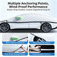 🚙50% OFF NOW ! ❄️Multi-Layer Thickened Car Windshield Snow Cover – All Season Protection, Covers Windshield, Hood & Side Windows, Anti-Slip Straps, Sun Heat Insulation, Frost Dust Shield