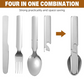 💥4-in-1 Stainless Steel Portable Cutlery Set