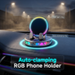 📱50% OFF NOW! RGB Car Phone Mount‑ Auto‑Clamping Wireless Charging Phone Holder, Colorful Light Dashboard Mount, One‑Hand Operation for Safe Driving