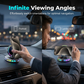 📱50% OFF NOW! RGB Car Phone Mount‑ Auto‑Clamping Wireless Charging Phone Holder, Colorful Light Dashboard Mount, One‑Hand Operation for Safe Driving