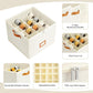 👟50% OFF NOW!📦Shoe Storage Box for Closet Foldable Organiser with Clear Lid & Reinforced Handles Fits 16-Pair Slippers Space-Saving Bin for Closet Organisation✨