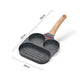 🍳50% OFF NOW! 3‑in‑1 Non‑Stick Breakfast Skillet‑Multi‑Compartment Divided Frying Pan, Even Heat Distribution Cookware Compatible with All Stovetops for Eggs, Pancakes & Morning Meals
