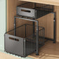 📦50% OFF NOW! 2-Tier Pull-Out Shelf – Expandable Under Sink Organizer, Double Layer Sliding Storage Rack for Kitchen Cabinet Bathroom Pantry