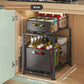 📦50% OFF NOW! 2-Tier Pull-Out Shelf – Expandable Under Sink Organizer, Double Layer Sliding Storage Rack for Kitchen Cabinet Bathroom Pantry