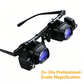 🔍2026 HOT SALE 50K+ Sold 50% OFF! 2X-24X Head Mount LED Magnifying Glass, Hands-Free Precision Magnifier with Dual LED Lights, High Clarity Lens for Soldering, Electronic Repair, Jewelry Making & DIY Crafts