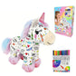 🦄50% OFF NOW ! ✨DIY Washable Coloring Unicorn Plush Kit – Reusable Colour-In Stuffed Toy with 12 Markers, Kids Creative Art Craft Set, Perfect Birthday & Holiday Gift