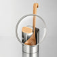 🍳50% OFF NOW ! ✨Multi‑Functional Kitchen Utensil Holder, Stainless Steel Organizer, for Spoons, Pot Lids & Cooking Gadgets, Countertop Kitchen Storage