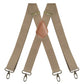 🧵👖🏃‍♂️LIMITED-TIME 50% OFF! Universal X-Shaped High-Elastic Suspenders, Stretchy Breathable Pants Braces with Leather Patch, Prevent Pants Sagging for Work Daily Outdoor Activities